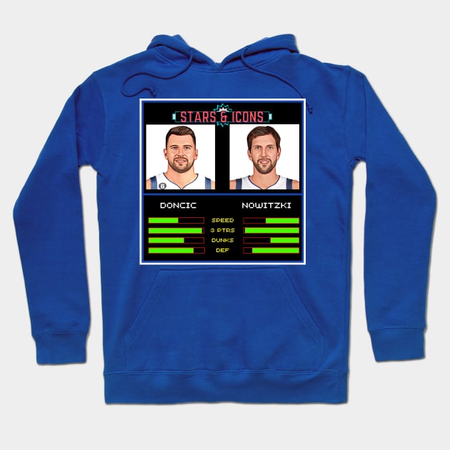 Luka & Dirk - NBA Jam “Stars & Icons” Edition Hoodie by M.I.M.P.